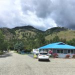 Kettle River RV Park entrance, parking and office